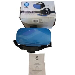 Onn‎ Virtual Reality Smartphone Headset for iPhone Samsung up to 6" screens Used